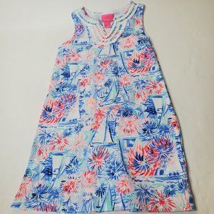 Lilly Pulitzer Girls Mini Harper Dress 6 7